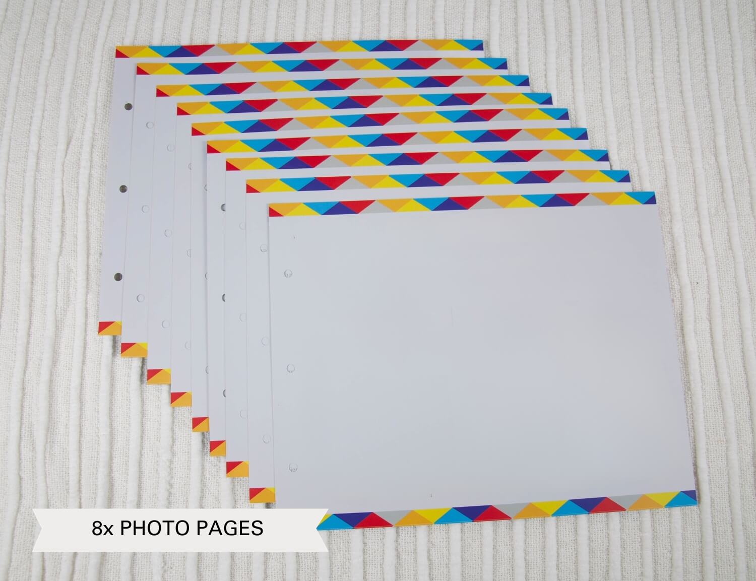 pack of extra photo pages for school memory book